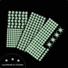 Glow in the dark stickers: 350 fluorescent stars and dots
