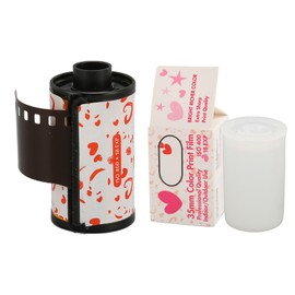 18 Sheets Camera Color Film 35mm ISO400 High Definition Wide Exposure Heart Pattern 135 Color Film for Indoor Outdoor