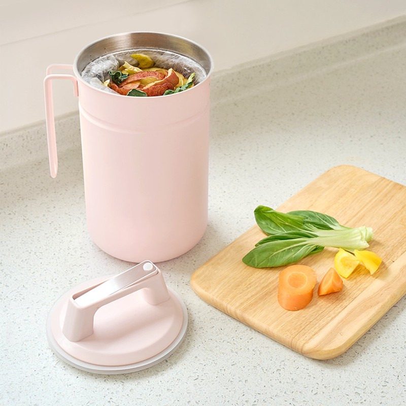 Ribbon J Mudita 304 Stainless Steel Vacuum Food Waste Bin