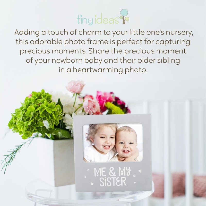 Tiny Ideas Me & My Sister Sentiment Keepsake Frame, Gift