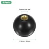 M METERXITY 5-Pack Threaded Ball Knobs, M8 Female Thread 30mm