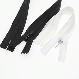 9" Invisible Nylon Zipper for DIY Tailor Sewing Craft 10 PCS/Pack (Black&White,9 inch) Leekayer