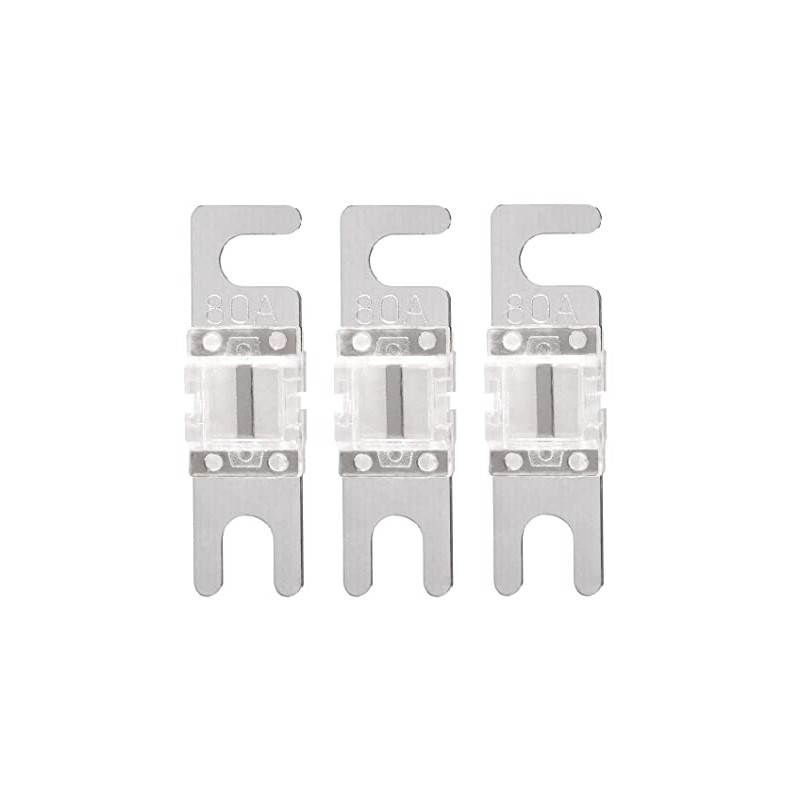 Mini ANL 80 Amp Fuses for Automotive Marine Audio Video