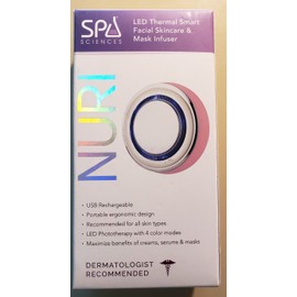 PINK Spa Sciences NURI LED Thermal Face Mask Infuser,Cleani
