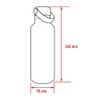 NERTHUS FIH 765 Thermos Flask Double Wall Handle Stopper for