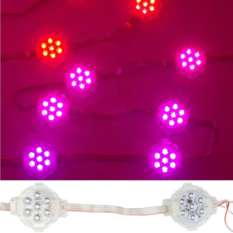 LEDupdates 24v Chase effect Pixel point trim light multi color