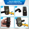 Casmer Upgrade Mechanical Door Lock with Adjustable Deadlatch 2-3/8'' and