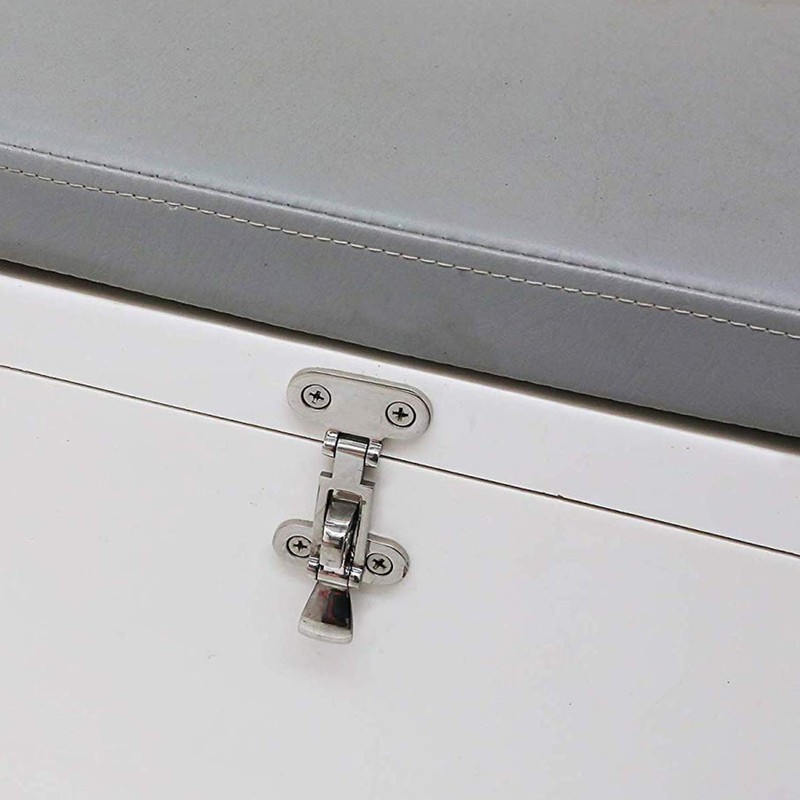 Pair Heavy Duty 316 Stainless Steel Anti-Rattle Lockable Hold Down