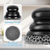 Onewly Cast Iron Scrubber and Scraper Chain Mail Scrubber Cast