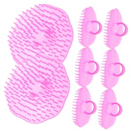 8pcs Scalp Massage Brush Cleaning Brush Scrubber Wide Comb Curl Afro Comb Scratcher Massagers Pintail Hair Cleansing Brush Massage Hair Brush Scalp Massager Hair Shampoo Brush Pp FOMIYES
