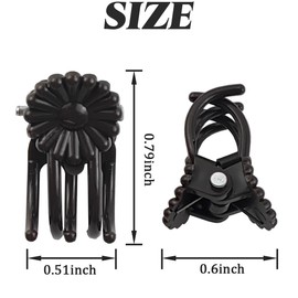 GXXMEI 200PCS Plant Clips, Orchid Clips Plant Orchid Support Clips Flower and Vine Clips for Supporting Stems Vines Grow Upright Dark Brown