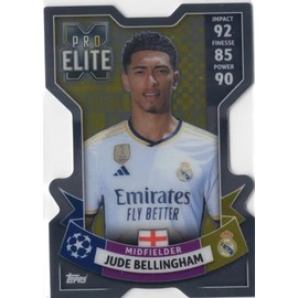Match Attax Extra 2023 2024 Jude Bellingham Pro Elite Trading Card