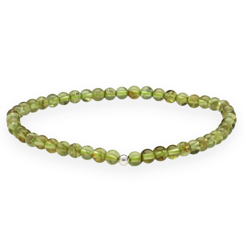 Lebensquelle Plus Peridot Ball Bracelet + 925 Silver Ball |