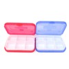 Honbay 4PCS 6 Compartments Waterproof Plastic Pill Organizer Box Case