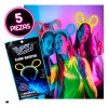 Glow 5 Diademas Lumninosa Neon Mickey Conejo Raton Glow Luz
