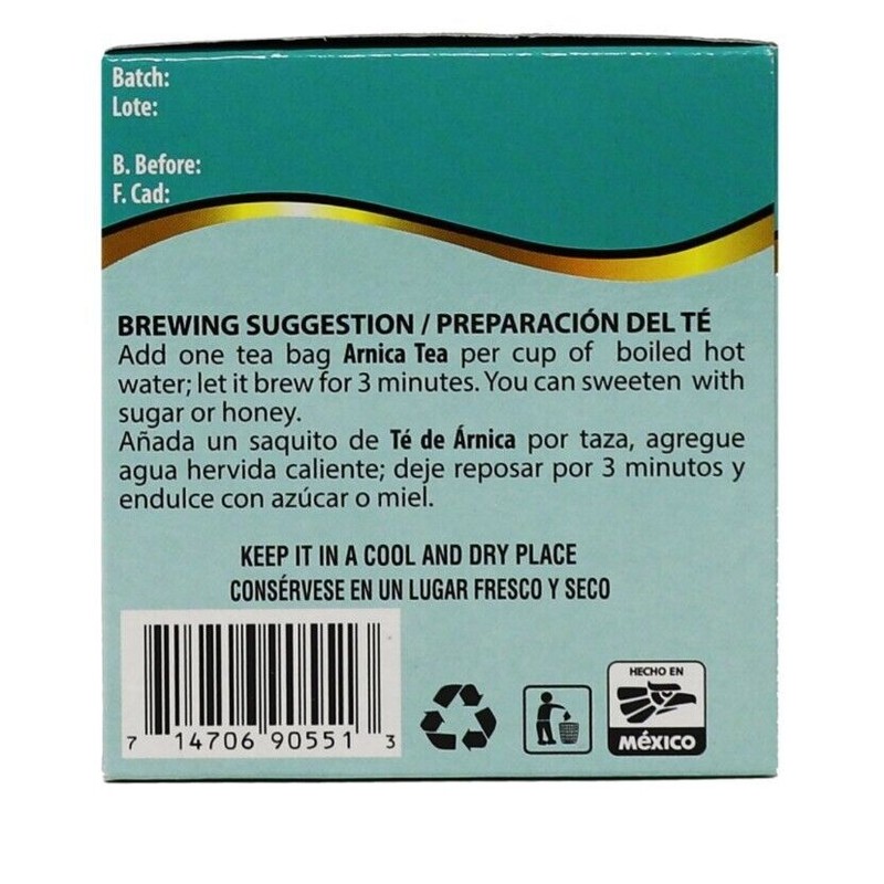 Herbacil arnica tea_te de arnica. 24 bags