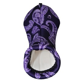 BeeJos Club Headcovers | Women’s Collection-Purple Paisley | 3 Separate Sizes (Driver Fairway Hybrid) w/Corresponding Numbers & Microfiber Towel | Handmade in USA (Hyrid 5H)