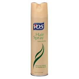 VO5 Crystal Clear Hairspray, Unscented 8.5 oz (Pack of 2)