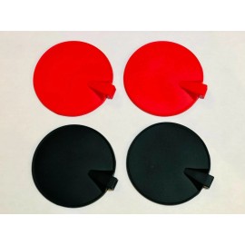 CHATTANOOGA RUBBER ELECTRODE CARBON for CHATTANOOGA INTELECT LEGEND STIM, XT & TRANSPORT 4PS
