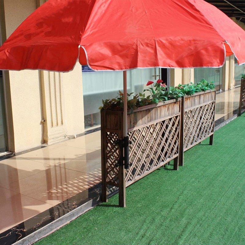 VANROUG Heavy Duty Parasol Holder Patio Umbrella Stand Mount Umbrella