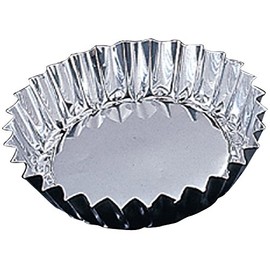 Yamashita Kogei No.303 120326034 Aluminum Foil Madeleine Mold, Large, Round