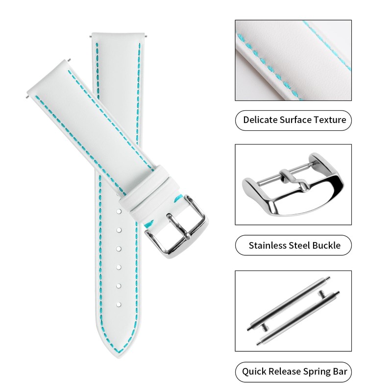 TStrap Strap for Moonswatch Swatch Omega - Leather Watch Band