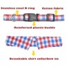 Cotton Dog Collar with Bowtie, Comfortable Adjustable Cute Lapel Design