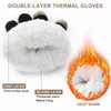 Clothirily Winter Gloves for Women Men, Over Thick Wool Fleece