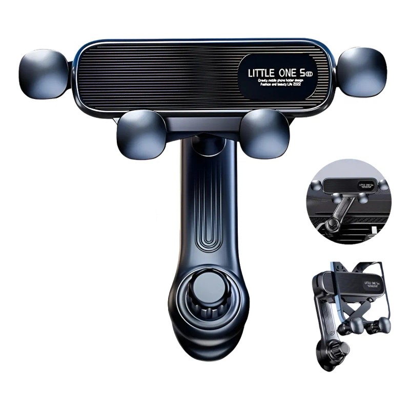 Soporte Para Teléfono Para Auto De 360 Grados Con Ganchos