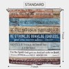 Yookeb Bible Verse Christian Bathroom Shower Curtain 71W by 71H