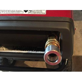 GenExhaust for Honda EU3000iS Generator 1-1/2" Quick Disconnect exhaust extension hardware only