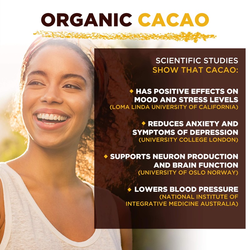 MySuperfoods Organic Cacao Powder 500g, Natural Source of Potassium