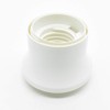 High Screw Ring E27 Plastic White Diameter 57.5 mm Height