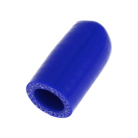 A ABSOPRO 1 Stück 40mm Länge 18mm/0,71" ID Blaue Autosilikon-Schlauch-Endkappe Silikon-Verstärkungskappe für Bypass-Rohr Universal