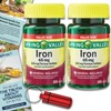 Spring Valley Iron Tablets Dietary Supplement Value Size, 65 mg,