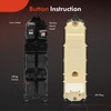 A-Premium Master Power Window Switch Compatible with Toyota Land Cruiser