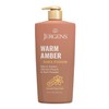 Jergens Warm Amber Shea Fusion, Loción Corporal Perfumada Para la Piel Seca, Loción Corporal Humectante con Manteca de Karité y Vitamina E, 414 ml