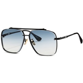 Gtand Fashion Oversized Square Aviator Gradient Sunglasses For Men Women Vintage Metal Sun Glasses 63mm