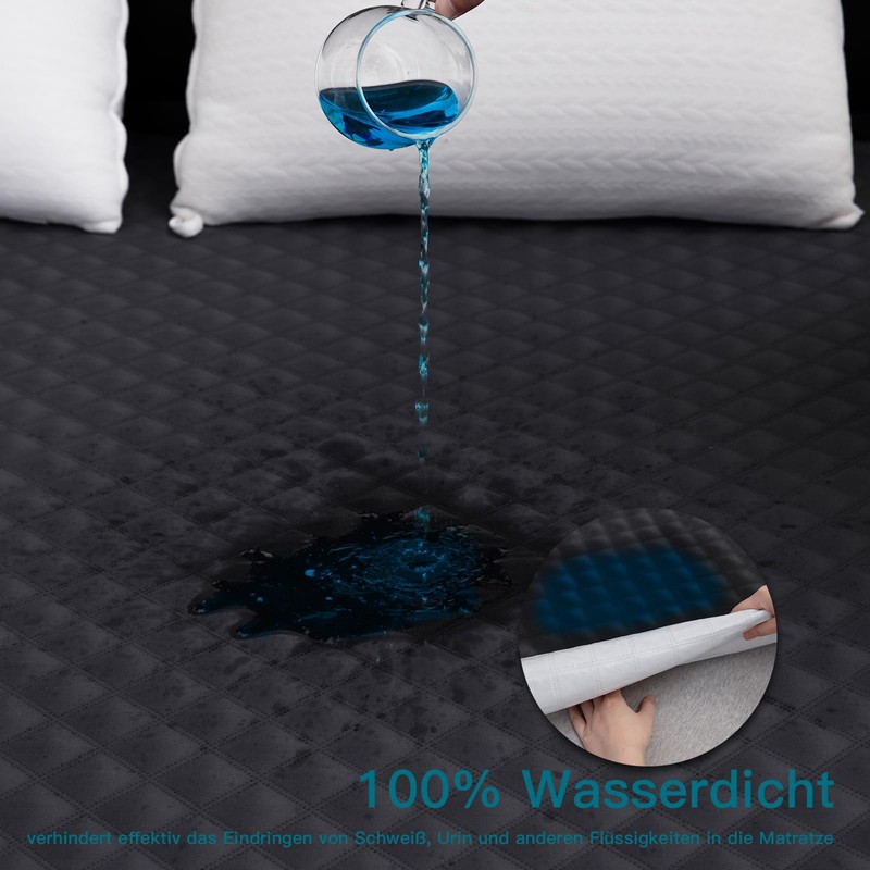 Arcona Mattress Protector 100 x 200 cm Waterproof, Breathable Waterproof