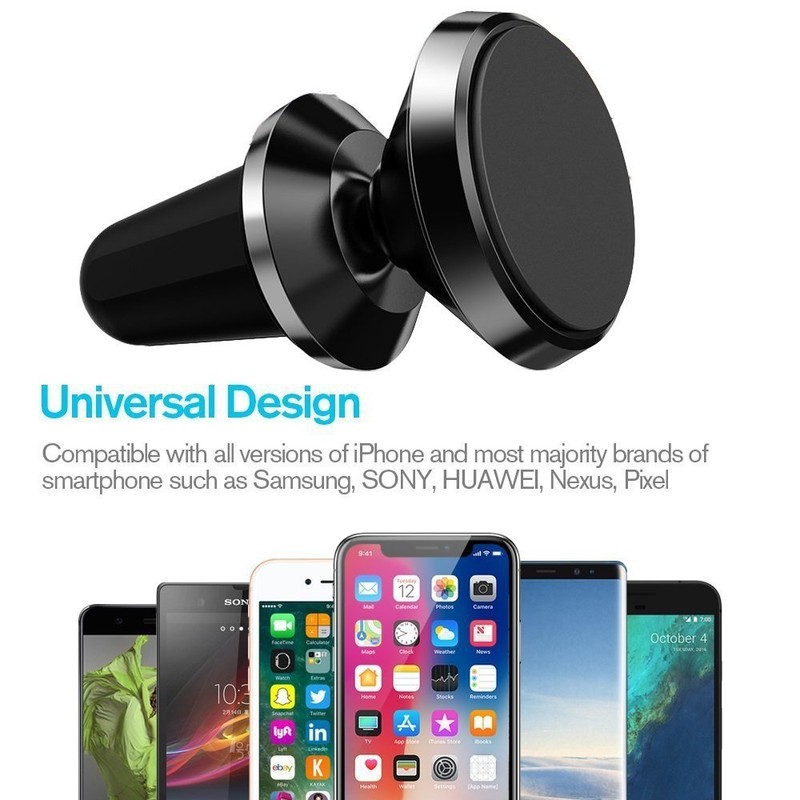 eTECH Magnetic Phone Car Mount Holder, Magnetic Mount Universal Air