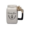 Young's Inc Ceramic Bee Mason Jar Mug, Multi