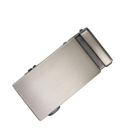 Glamexx24 Men's Automatic Buckle Belt, Business Belt with Ratchet, Width 35 mm, Length 115 cm - 150 cm, Adjustable Size, White, Buckle Model 48 + White Belt