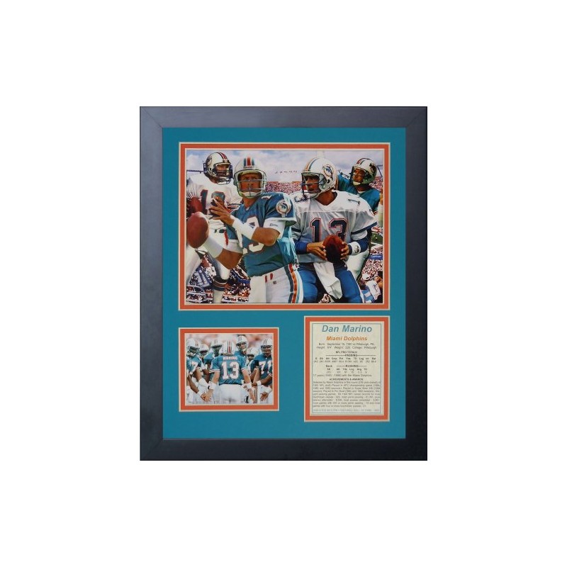 Legends Never Die Dan Marino Framed Photo Collage, 11x14-Inch, (11682U)