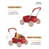 PULA Baby Push Walker with Wheels Toddler Wagon for First