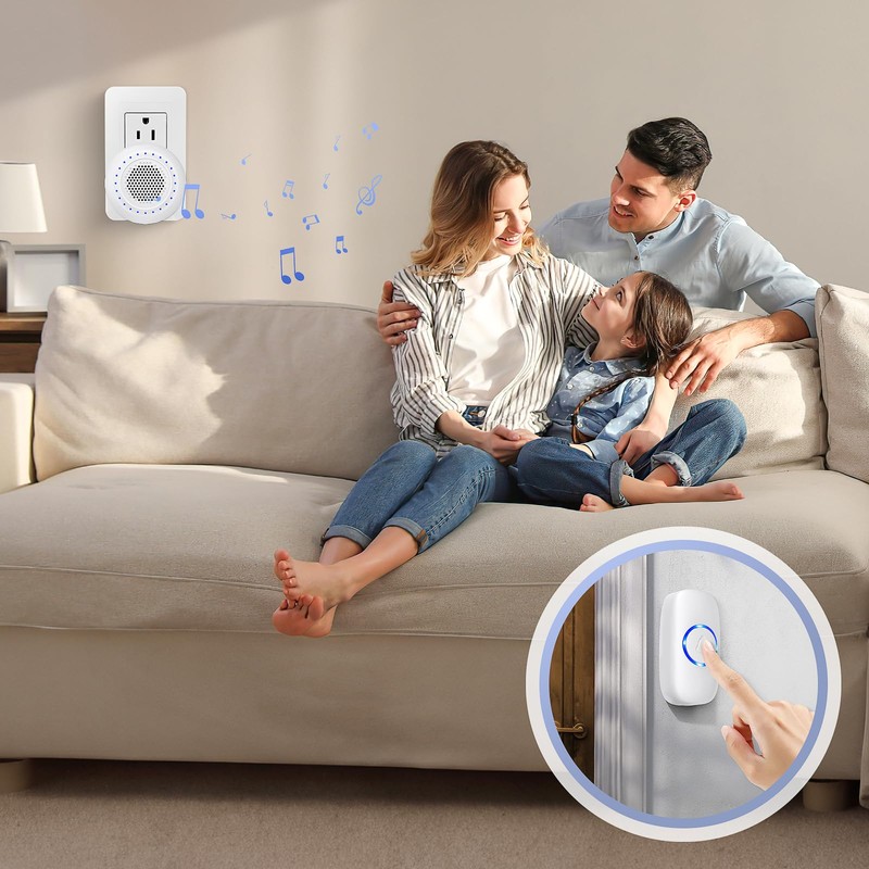 Wireless Doorbell for Home - PHYSEN - Door Bells Ringer