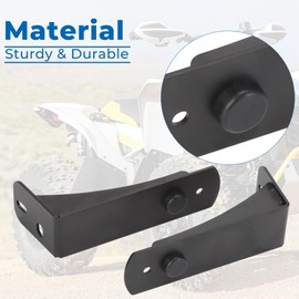 AUTOVIC Rear Fender Supports Set Black For Can Am Renegade 570 850 800 1000 Models