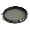 KANI 812681 82mm Variable ND Filter, ND2-64+CPL, Dimming Effect, Up
