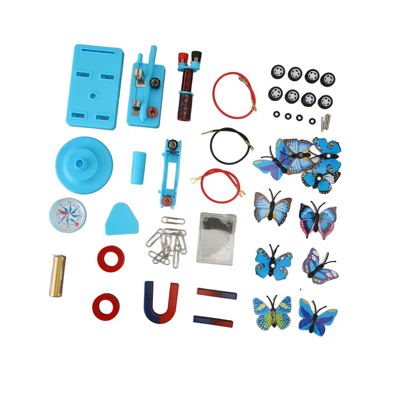 Science Magnet Set Physics Experiments Toys Kit Educational Interactive Electromagnet