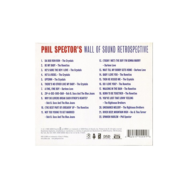 Phil Spector's Wall Of Sound Retrospective