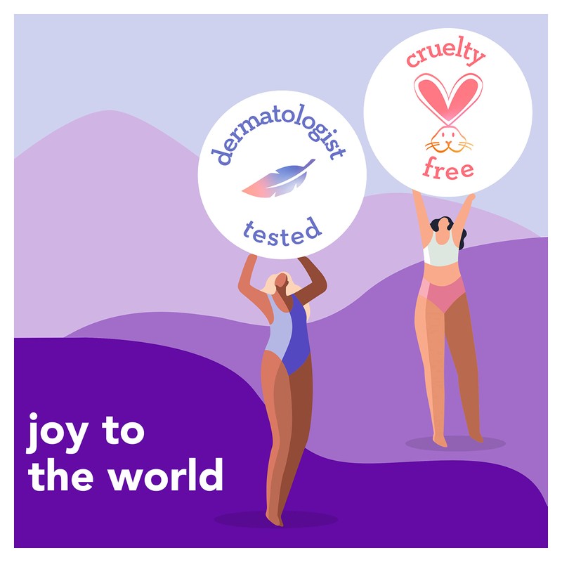 joy Womens Razor Blade Refills, 12 Count, Purple, Lubrastrip to